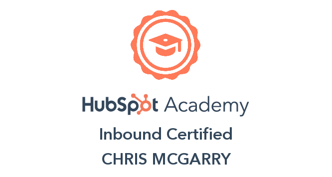Hubspot Inbound Certified Badge